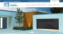 Desktop Screenshot of modernigaraze.cz