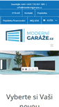 Mobile Screenshot of modernigaraze.cz