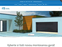 Tablet Screenshot of modernigaraze.cz